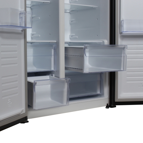 Купить  холодильник hyundai cs 5003 f черное стекло в интернет-магазине Айсберг! фото 5